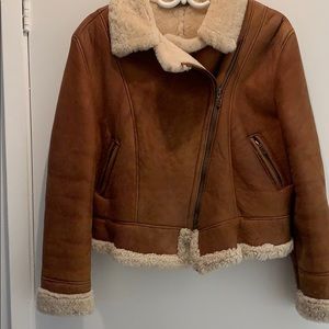 Lamb shearling jacket pre-owned.